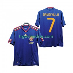 Muški Gostujući Dres Španjolska DAVID VILLA 7 Retro 2010 s Kratkih Rukava Muški Gostujući Dres Španjolska DAVID VILLA 7 Retro 2010 s Kratkih Rukava
