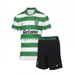 Dječji Domaći Dres Sporting CP 2025-2026 s Kratkih Rukava Dječji Domaći Dres Sporting CP 2025-2026 s Kratkih Rukava