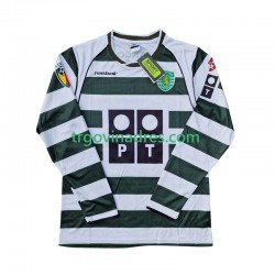Muški Domaći Dres Sporting CP Cristiano Ronaldo 28 Retro 2001 2003 s Dugim Rukavima