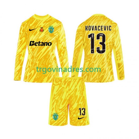 Dječji Treći Golmanski Dres Sporting CP Kovacevic 13 2024-2025 s Dugim Rukavima Dječji Treći Golmanski Dres Sporting CP Kovacevic 13 2024-2025 s Dugim Rukavima