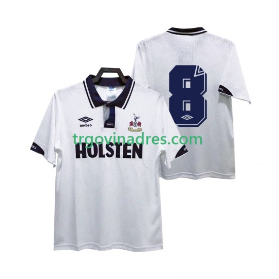 Muški Domaći Dres Tottenham Hotspur 8 Retro 1991 1993 s Kratkih Rukava Muški Domaći Dres Tottenham Hotspur 8 Retro 1991 1993 s Kratkih Rukava