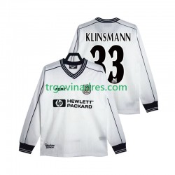 Muški Domaći Dres Tottenham Hotspur KLINSMANN 33 Retro 1997 1999 s Dugim Rukavima Muški Domaći Dres Tottenham Hotspur KLINSMANN 33 Retro 1997 1999 s Dugim Rukavima
