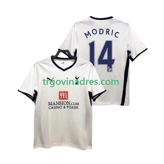 Muški Domaći Dres Tottenham Hotspur Luca Modric 14 Retro 2009 2008 s Kratkih Rukava Muški Domaći Dres Tottenham Hotspur Luca Modric 14 Retro 2009 2008 s Kratkih Rukava