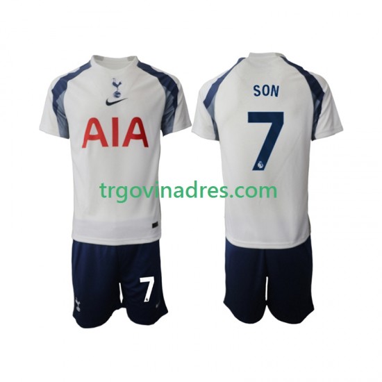 Dječji Domaći Dres Tottenham Hotspur Son Heung-Min 7 2025-2026 s Kratkih Rukava Dječji Domaći Dres Tottenham Hotspur Son Heung-Min 7 2025-2026 s Kratkih Rukava