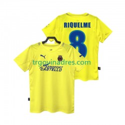 Muški Domaći Dres Villarreal CF RIQUELME 8 Retro 2005 2006 s Kratkih Rukava Muški Domaći Dres Villarreal CF RIQUELME 8 Retro 2005 2006 s Kratkih Rukava