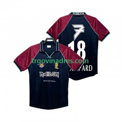 Muški Domaći Dres West Ham United LAMPARD 18 Retro Iron Maiden 1999 s Kratkih Rukava Muški Domaći Dres West Ham United LAMPARD 18 Retro Iron Maiden 1999 s Kratkih Rukava