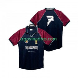 Muški Domaći Dres West Ham United Retro Iron Maiden 1999 s Kratkih Rukava Muški Domaći Dres West Ham United Retro Iron Maiden 1999 s Kratkih Rukava