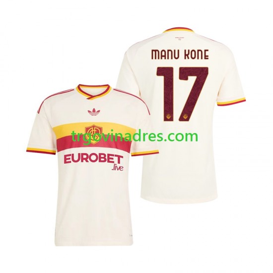 Muški Gostujući Dres Roma Manu Kone 17 2026-2027 s Kratkih Rukava