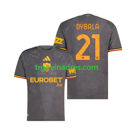 Muški Treći Dres Roma Paulo Dybala 21 2026-2027 s Kratkih Rukava