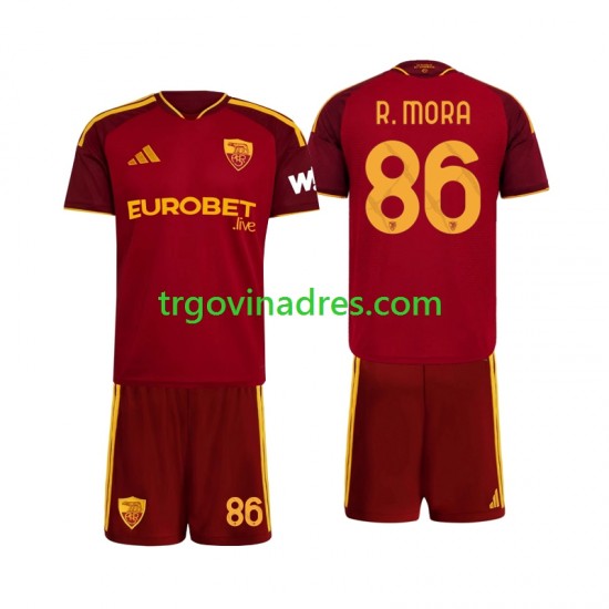 Dječji Domaći Dres Roma Rodrigo Mora 86 2026-2027 s Kratkih Rukava
