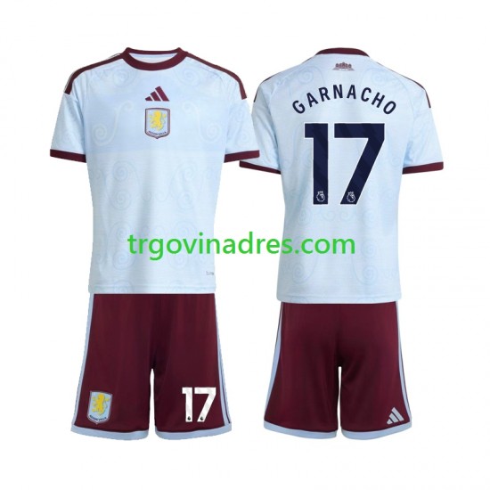 Dječji Treći Dres Aston Villa Alejandro Garnacho 17 2026-2027 s Kratkih Rukava