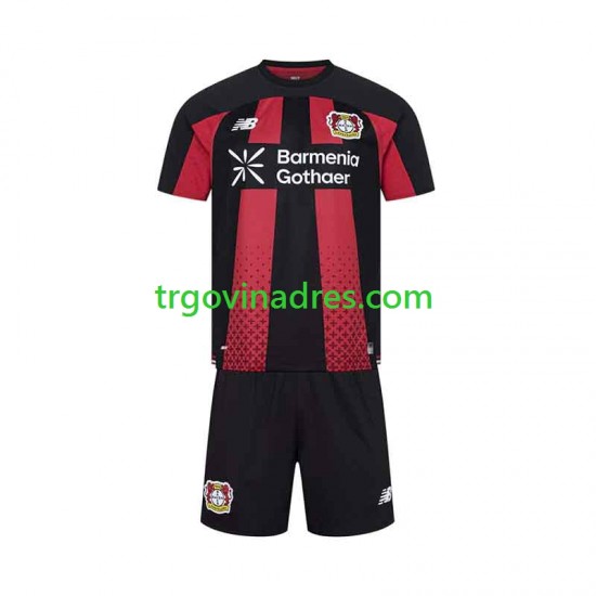 Dječji Domaći Dres Bayer 04 Leverkusen 2026-2027 s Kratkih Rukava