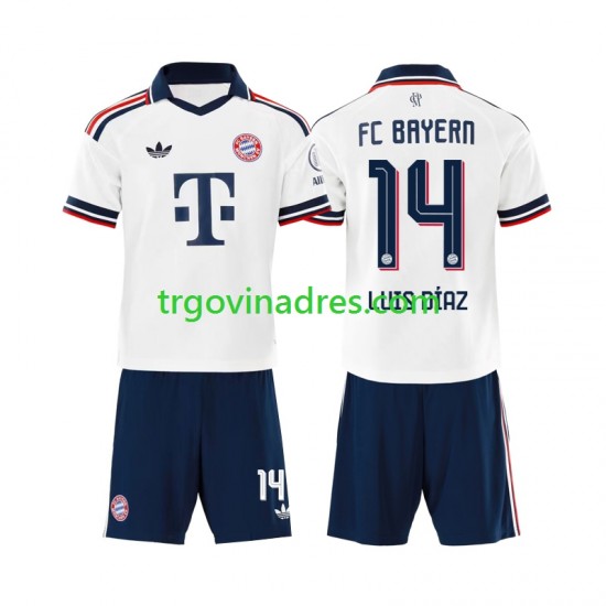 Dječji Gostujući Dres FC Bayern München Luis Diaz 14 2026-2027 s Kratkih Rukava