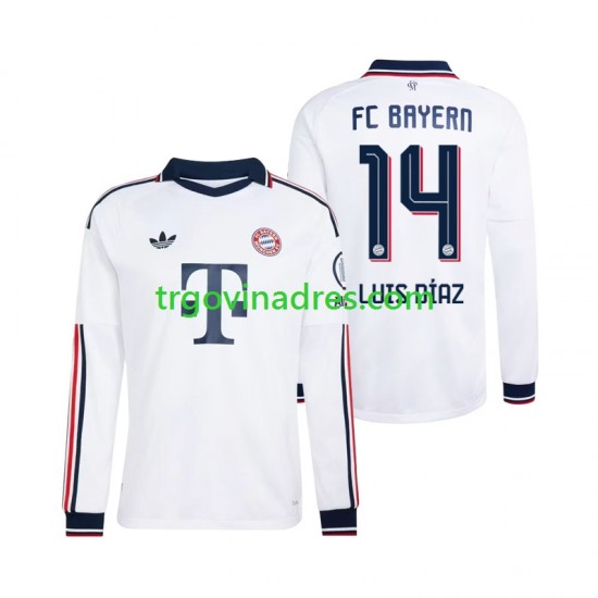 Muški Gostujući Dres FC Bayern München Luis Diaz 14 2026-2027 s Dugim Rukavima