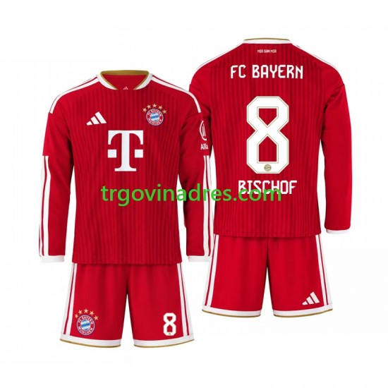 Dječji Domaći Dres FC Bayern München Tom Bischof 8 2026-2027 s Dugim Rukavima