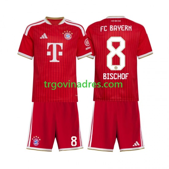 Dječji Domaći Dres FC Bayern München Tom Bischof 8 2026-2027 s Kratkih Rukava