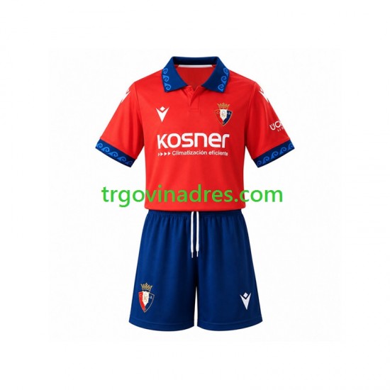 Dječji Domaći Dres CA Osasuna 2026-2027 s Kratkih Rukava