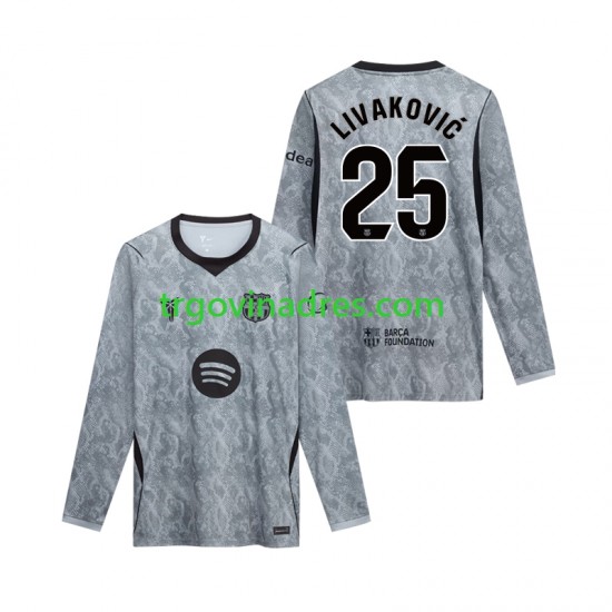 Muški Gostujući Golmanski Dres FC Barcelona Dominik Livakovic 25 2026-2027 s Dugim Rukavima