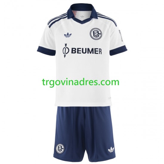 Dječji Gostujući Dres FC Schalke 04 2026-2027 s Kratkih Rukava