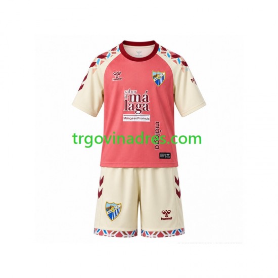 Dječji Gostujući Dres Málaga CF 2026-2027 s Kratkih Rukava