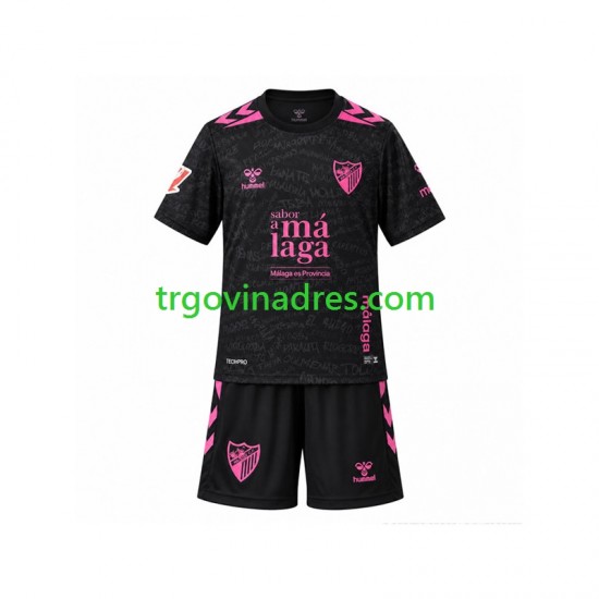 Dječji Treći Dres Málaga CF 2026-2027 s Kratkih Rukava