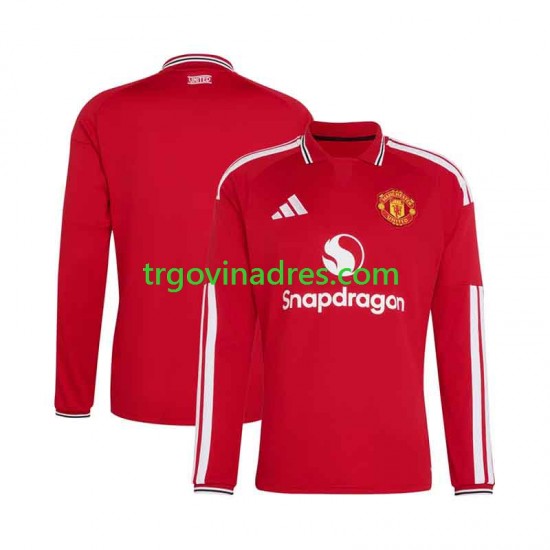Muški Domaći Dres Manchester United 2026-2027 s Dugim Rukavima