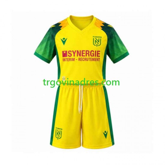 Dječji Domaći Dres Nantes 2026-2027 s Kratkih Rukava