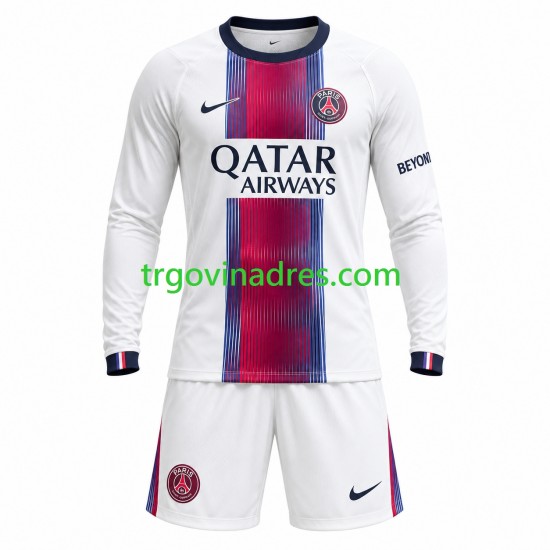 Dječji Gostujući Dres Paris Saint-Germain 2026-2027 s Dugim Rukavima