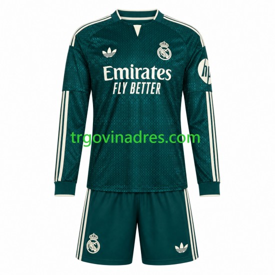 Dječji Gostujući Dres Real Madrid 2026-2027 s Dugim Rukavima