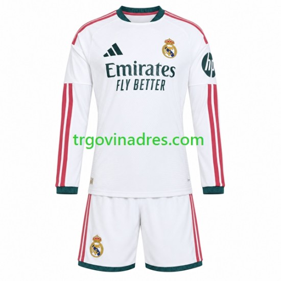 Dječji Domaći Dres Real Madrid 2026-2027 s Dugim Rukavima