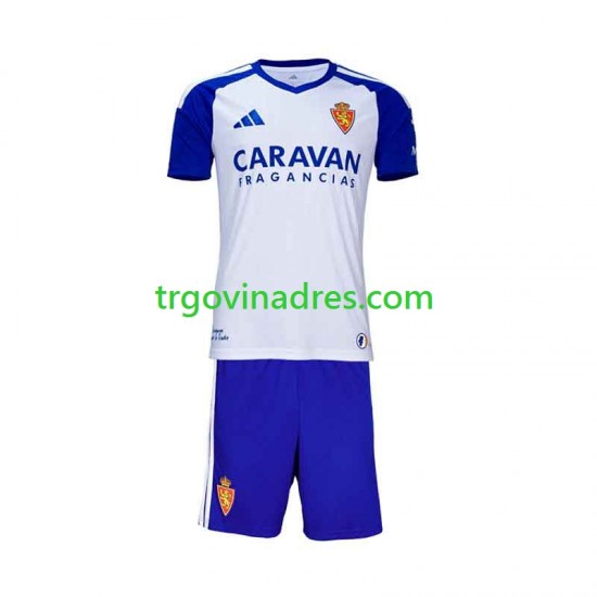 Dječji Domaći Dres Real Zaragoza 2026-2027 s Kratkih Rukava
