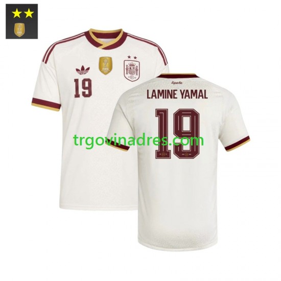 Muški Gostujući Dres Španjolska Lamine Yamal 19 2026-2027 s Kratkih Rukava