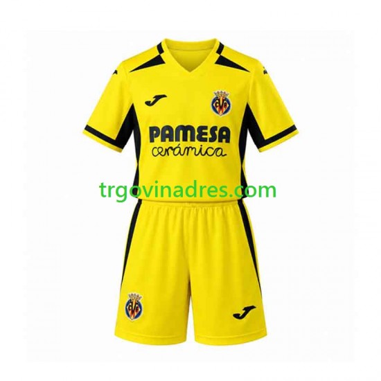 Dječji Domaći Dres Villarreal CF 2026-2027 s Kratkih Rukava