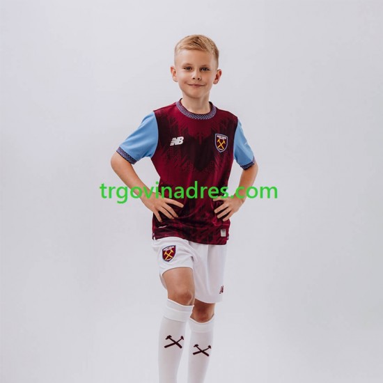 Dječji Domaći Dres West Ham United 2026-2027 s Kratkih Rukava