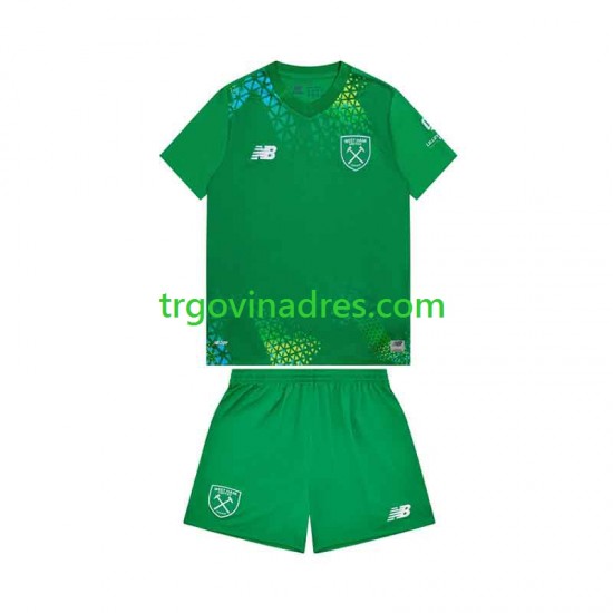 Dječji Domaći Golmanski Dres West Ham United 2026-2027 s Kratkih Rukava