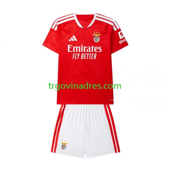 Dječji Domaći Dres Benfica 2026-2027 s Kratkih Rukava