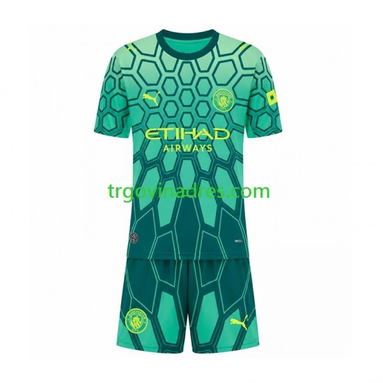 Dječji Domaći Golmanski Dres Manchester City 2026-2027 s Kratkih Rukava