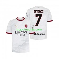 Muški Gostujući Dres AC Milan Gimenez 7 2026-2027 s Kratkih Rukava