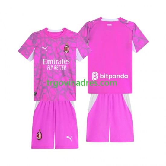 Dječji Gostujući Golmanski Dres AC Milan 2026-2027 s Kratkih Rukava