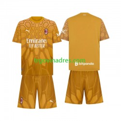 Dječji Domaći Golmanski Dres AC Milan 2026-2027 s Kratkih Rukava