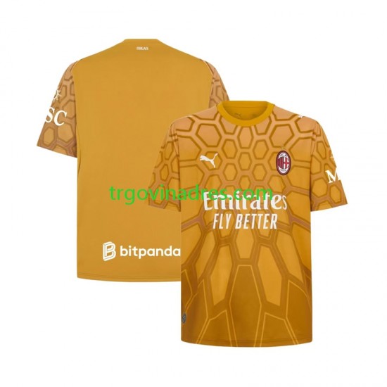 Muški Domaći Golmanski Dres AC Milan 2026-2027 s Kratkih Rukava