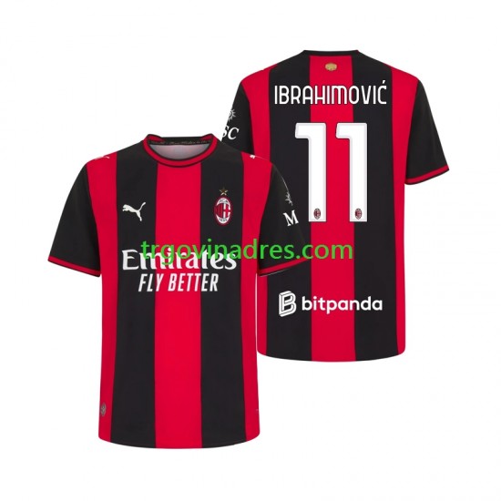Muški Domaći Dres AC Milan Ibrahimovic 11 2026-2027 s Kratkih Rukava