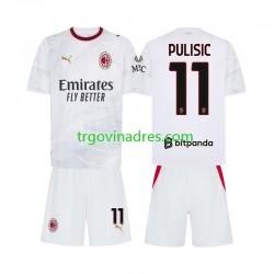 Dječji Gostujući Dres AC Milan Pulisic 11 2026-2027 s Kratkih Rukava