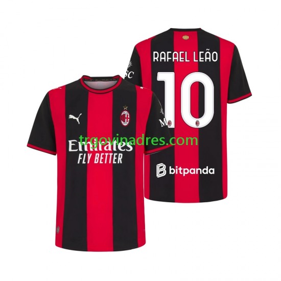 Muški Domaći Dres AC Milan Rafael Leao 10 2026-2027 s Kratkih Rukava
