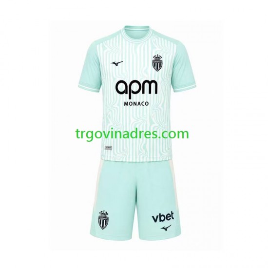 Dječji Treći Dres AS Monaco 2026-2027 s Kratkih Rukava