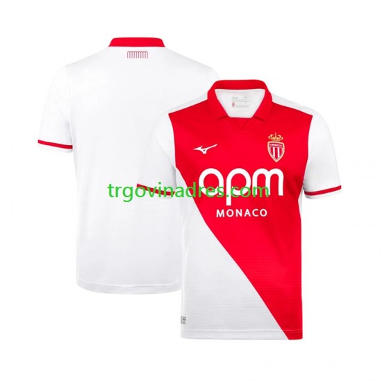 Muški Domaći Dres AS Monaco 2026-2027 s Kratkih Rukava