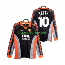 Muški Treći Dres Roma Totti 10 Retro 1998 1999 s Dugim Rukavima