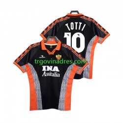 Muški Treći Dres Roma Totti 10 Retro 1998 1999 s Kratkih Rukava
