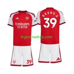 Dječji Domaći Dres Arsenal Bruno Guimaraes 39 2026-2027 s Kratkih Rukava