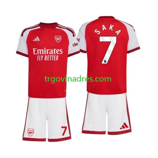 Dječji Domaći Dres Arsenal Bukayo Saka 7 2026-2027 s Kratkih Rukava